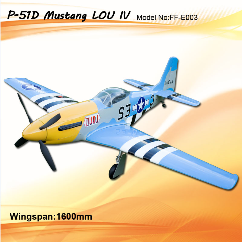 P-51D Mustang LOU IV_Kit w/motor+prop